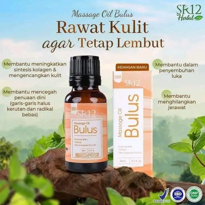MINYAK BULUS SR12 / HERBAL ORY BPOM / PENGHILANG SEGALA MACAM BEKAS 0