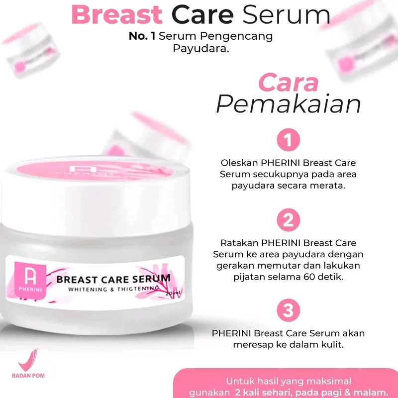PHERINI BREAST CARE SERUM 20ML PENGENCANG DIRI ISI 20ML 5
