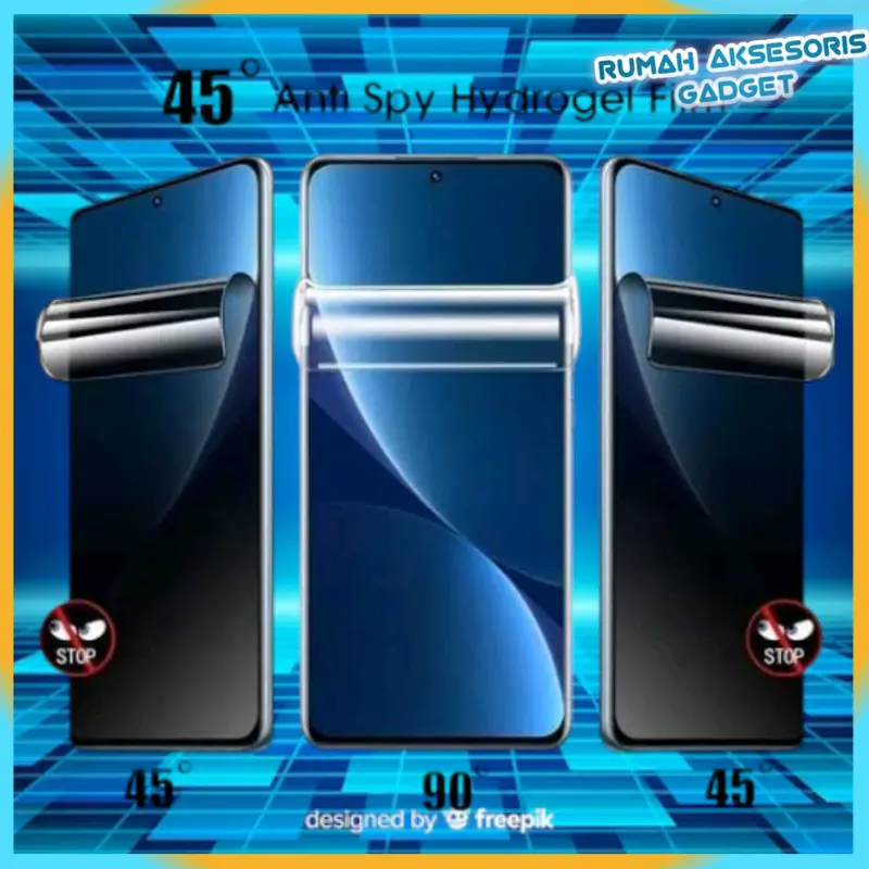 Hydrogel layar HP ANTI SPY PRIVACY MATTE gaming depan semua tipe Smartphone 2