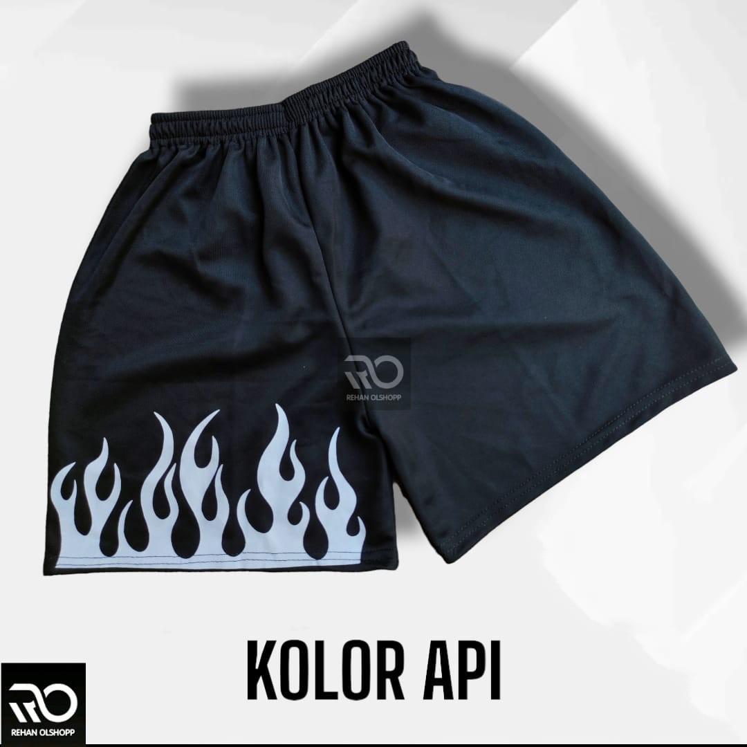 100Ribu an 15Pcs Celana Kolor Boxer Api Dan Tartan Pria Wanita Unisex REMAJA & DEWASA Harian Santai pendek  Hitam  Melar  Motif  Biru Hitam Putih Merah Shorts Polos Hijau Distro Panjang Nyaman Tartan Lembut