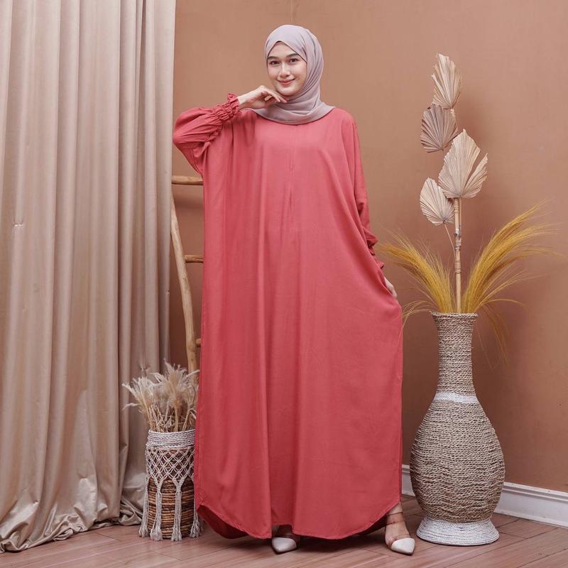 Gamis Kaftan Jumbo Gogo Sakdres Kaftan Jumbo Rayon Panjang 1