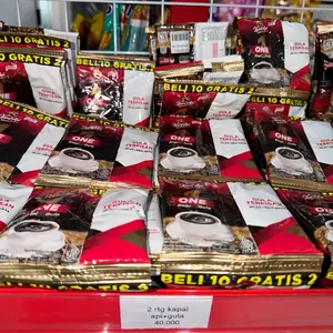 Paket 24 sachet kopi + gula terpisah kopi kapal api 23 gram