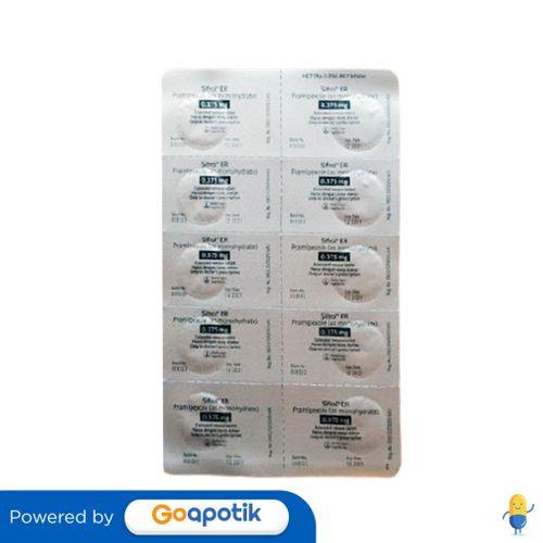 SIFROL ER 0.375 MG ALUBLISTER 10 TABLET