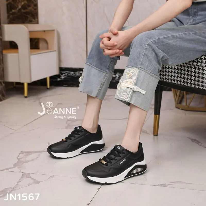JOANNE Leather Casual Sport Sneakers Shoes Sepatu Wanita JN1567 8