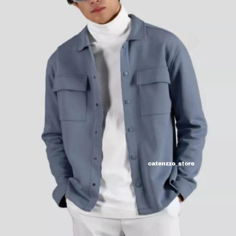 Shacket Jacket Jaket Pria Fleece Tebal Man Jaket Pria Jaket Wanita Shacket Jacket Jaket Trucker Semi Parka Fleece Premium 1