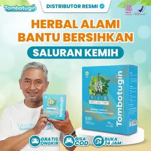 Tombotugin Original 1 Box – Minuman Herbal Serbuk Alami untuk Infeksi Saluran Kemih | Bantu Atasi Anyang-anyangan, Redakan Rasa Perih Saat BAK, Bantu Bersihkan Saluran Kemih, Segar & Praktis | BPOM Halal COD