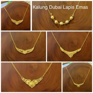 Kalung Dubai Lapis Emas Spesial Live