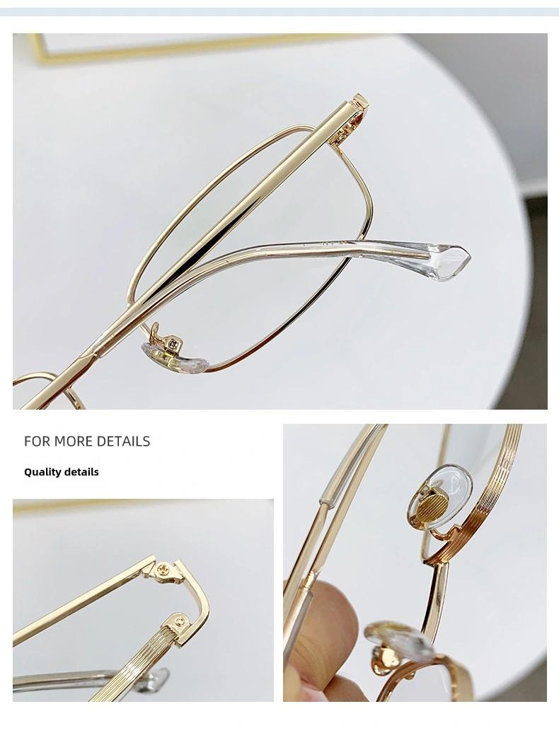 Product Introduction of Gọng Kính Mắt, Phong Cách Cổ Điển, Kim Loại, Viền Mỏng, Hình Chữ Nhật, Thiết Kế Sạch Sẽ Tròng Kính 6