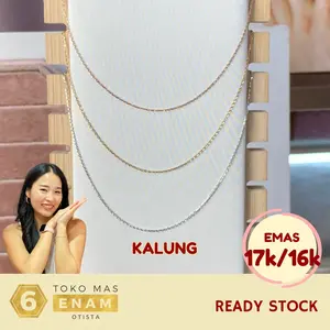 Kalung Emas Trixie Collection - Rosegold 17k / Whitegold 17k / Yellowgold 16k