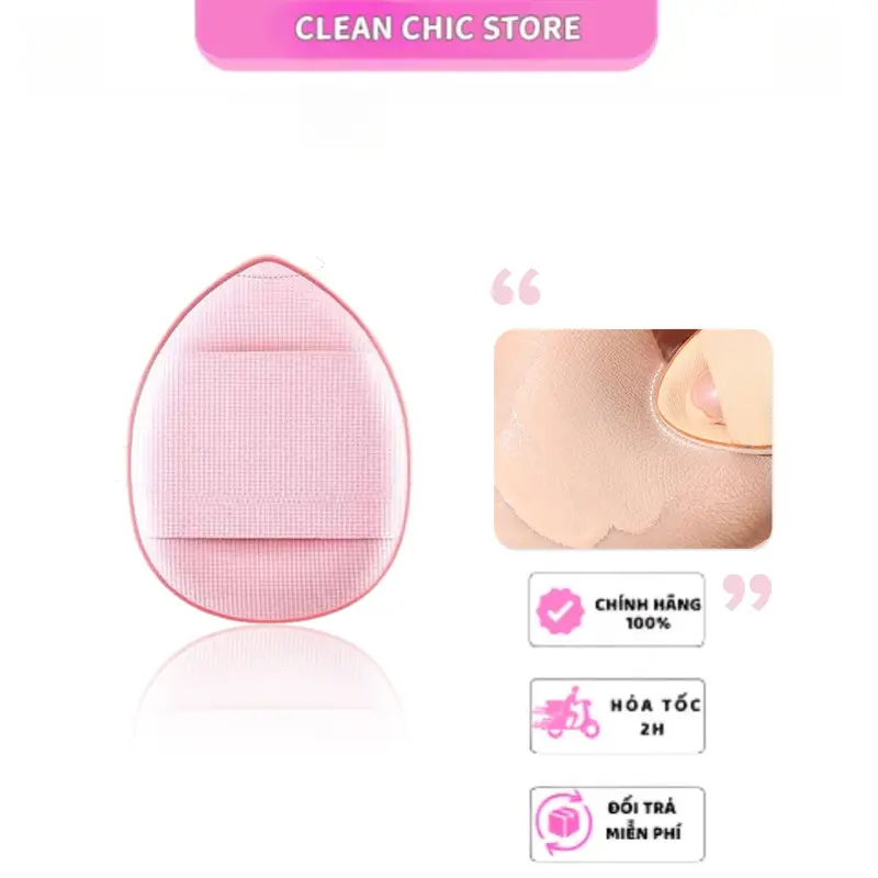 Mút Trang Điểm Ngón Tay Kích Thước Nhỏ, Giúp Pha Trộn Đều Kem Nền Trang Điểm, Giữ Cho Làn Da Mặt Không Bị Dính