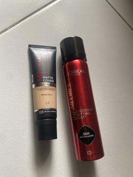 Product Review of [PAKET HEMAT] L'Oreal Paris Infallible 32H Matte Cover Foundation + Setting Spray from A** 0