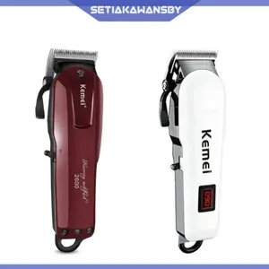 Kemei KM-2600 Alat Cukur Rambut Listrik Tanpa Kabel Profesional - Kumis, Elektrik