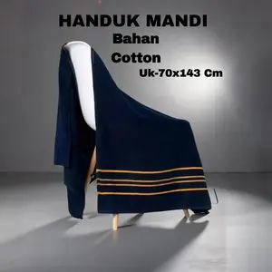 Handuk Mandi Dewasa Jumbo Pria Dan Wanita Bahan Cotton Tebal 330 Gr Menyerap Air Dan Anti Bakteri Ukuran 143x70 cm