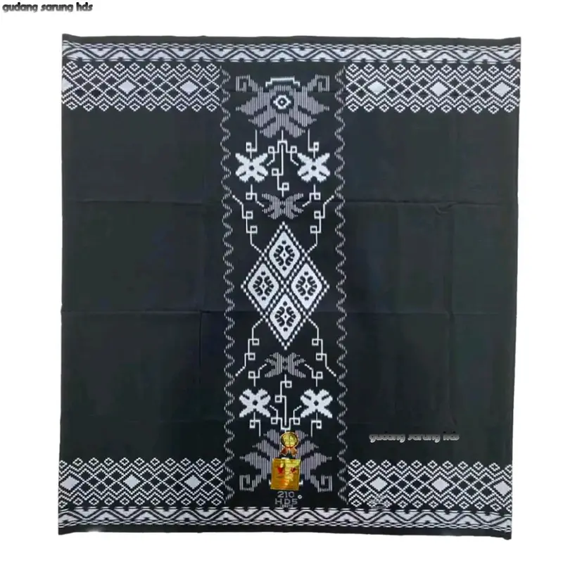 sarung Samarinda polos hitam terlaris Dewasa Muslim Nyaman Pria Santri Motif katun sarungan batik atlas 4