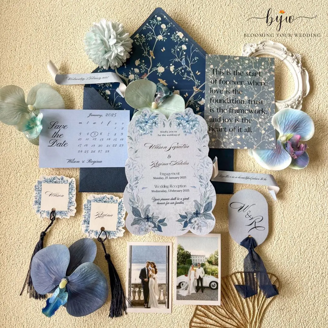 [PASTI JADI 1-2 HARI] Keepsake Wedding Calligraphy Keepsake Keep Shake Off Vows Set Wedding Stationary Undangan Pernikahan