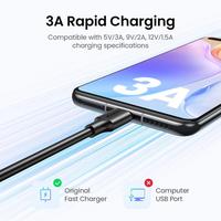 Gambar UGREEN Kabel Data USB Type C Fast Charging Max 3A for Samsung Oppo Vivo Mi Realme Infinix Etc - 60118 PVC 2M dari Starcomp Solo Kab. Banyumas 2 Tokopedia