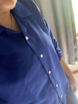 Product Review of ( 1-100 )  Kemeja Croptop Oval Wanita Model Terbaru - Oversize, Atasan, Linen, Baju, Katun, Casual, Dewasa, Cewek, Panjang from S**i H**i 1