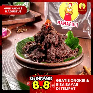 Mamafuji-Rendang padang asli 700gr(Ukuran besar) Sapi Daging