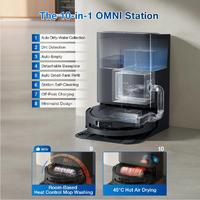 Gambar [Trusted Worldwide] Ecovacs DEEBOT T80 OMNI Robot Vacuum Cleaner Sapu Vacum Pel Vakum Mop - T80 Omni Black dari Ecovacs Indonesia Kota Tangerang 4 Tokopedia