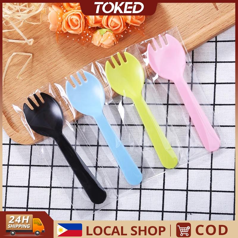 6 Pezzi Spork in plastica, Spork da campeggio portatile e riutilizzabile Posate da campeggio in plastica tutto in leggero e resistente per escursioni all'aperto con zaino in spalla 6 Pezzi Spork in plastica, Spork da campeggio portatile e riutilizzabile Posate da campeggio in plastica tutto in leggero e resistente per escursioni all'aperto con zaino in spalla