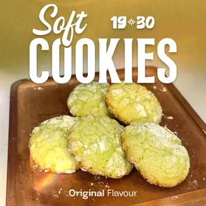 3 pack-Soft Cookies Original Kue [HALAL] - Cemilan Manis Siap Makan