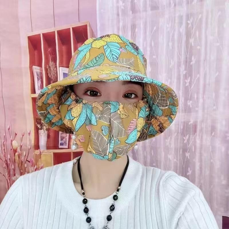 Product Introduction of Mũ Mặt Nạ Chống Nắng, Mùa Hè, Dành Cho Nữ, Che Mặt, Tia Cực Tím, Mũ Hái Trà 4