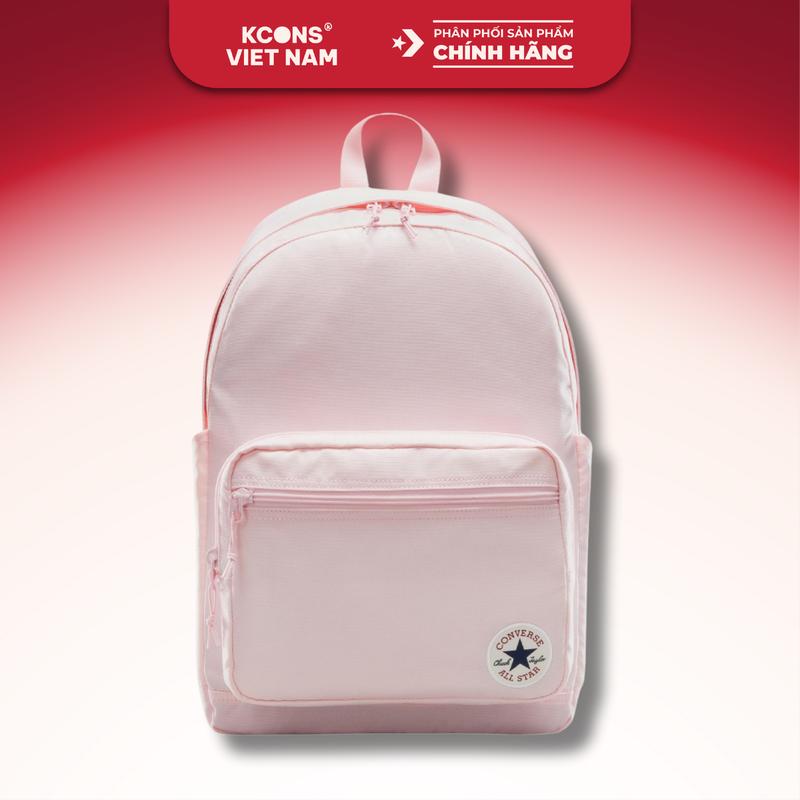 Ba lô Unisex Converse GO 2 BACKPACK Pink 10020533-A41 Đa Năng Màu Hồng Nhạt Đeo Vai