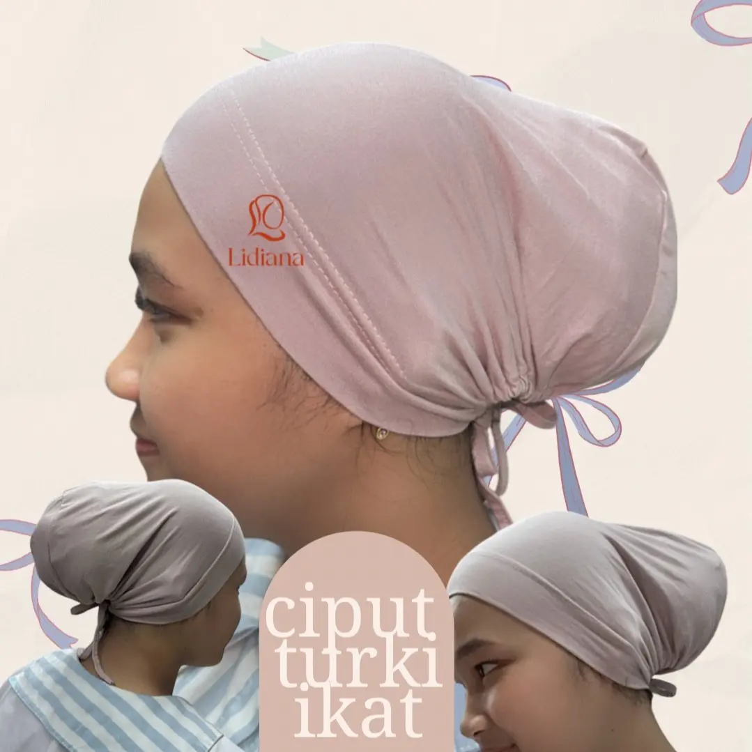 Ciput Turki Tali Bahan Rayon Nyaman Dipakai - basic hijab - tersedia 34 warna