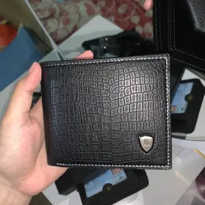 BOSTANTEN Dompet Pria Lipat Bahan Kulit PU Kualitas Premium Hitam/Coklat