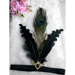 Bandana Pentas Replika Merak/Bandana Bulu/Bandana Tari