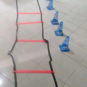 WANNAFIT Agility Ladder 6 Meter | Tangga Ketangkasan & Kelincahan | Perlengkapan Latihan Olahraga