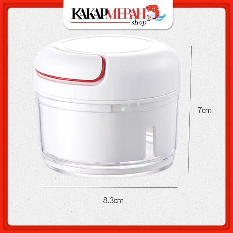 Blender Tarik Gilingan Bumbu Dapur Masak Penghalus Bawang Putih Cabai Mini Chopper 4