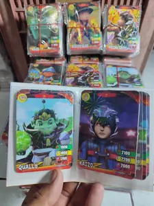BOBOIBOY Mainan Anak Kartu Hologram Full 1 Pack Isi 12 Lembar Bahan Bagus dan Menarik Varian 3 6 12 Pack Termurah