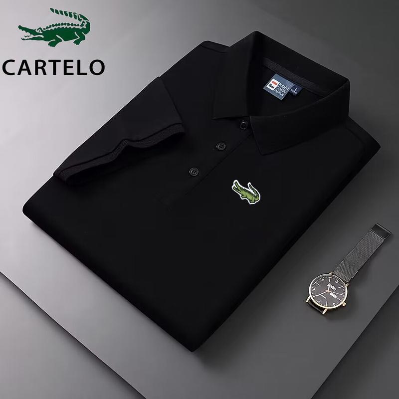 Áo Polo Golf Mùa Hè, Dành Cho Nam Giới, Chất Lượng Cao, Thêu CARTELO, Polo Công Sở Thường Ngày Thoải Mái Và Thoáng Khí, Áo ngắn Tay Áo, Hàng Mới Về Năm 2025 6