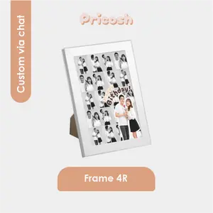 Custom Frame Aesthetic 4R | CUSTOM FOTO | KADO ULANG TAHUN | CUTE