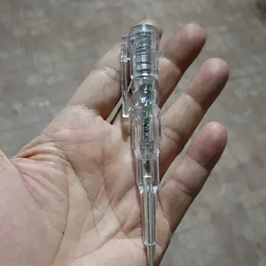 Obeng Tespen minus Test Listrik Tes pen Lampu LED Merah Hijau Tester Sensor Detektor Viral