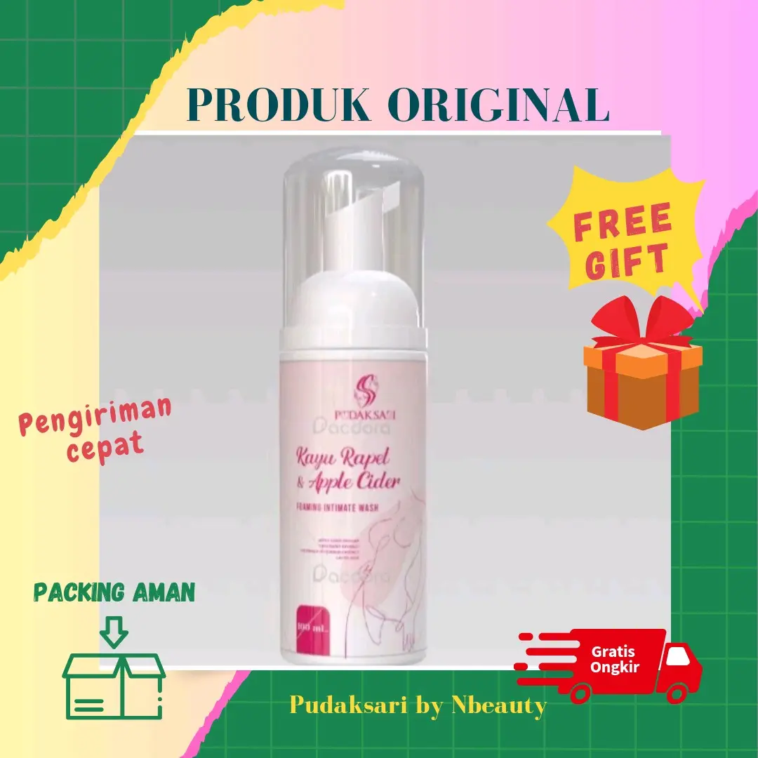 Pudaksari Kayu Rapet & Apple Cider Foaming Intimate Wash Feminine