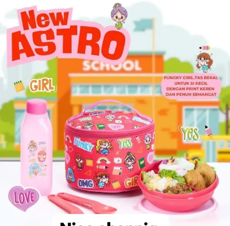 Set Tas Bekal New Astro Premium Set Of 4 Pcs - 5