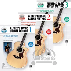 Alfred Basic Guitar Method Book 1/2/3 - Buku Musik Metode Belajar Gitar Pemula Dasar