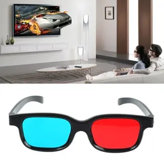 Kacamata 3D Glasses Plastic Frame Cinema Movie Theater