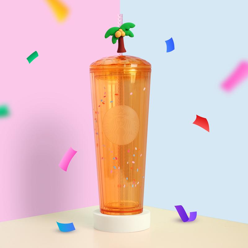 Bình Starbucks CCUP 24OZ PL SUMMER CHILLWAVE – Palm Tree Charm (710ml)