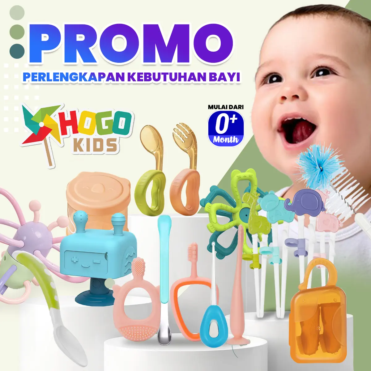Hogokids Alat Makan Anak – Perlengkapan Makan Bayi (Kids Tableware)