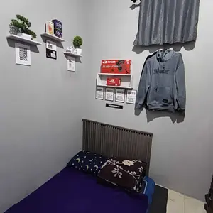 Rak kotak persegi panjang rak hiasan dinding rak tempat bunga