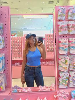 Product Review of 【Premium】Round Neck Basic Plain Strap Knit Crop Tank Top 2420 (S/M/L) from b**a 1