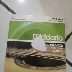 ORIGINAL SENAR GITAR AKUSTIK D ADDARIO - SENAR D ADDARIO ez890 ez900 ez910 ez920 - UKURAN 09 10 11 12