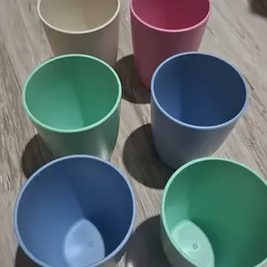 [COD] Gelas Polos Dan Gelas Gagang/ Wheat Straw/ Gelas Jerami gandum/ BPA Free/ Food Grade