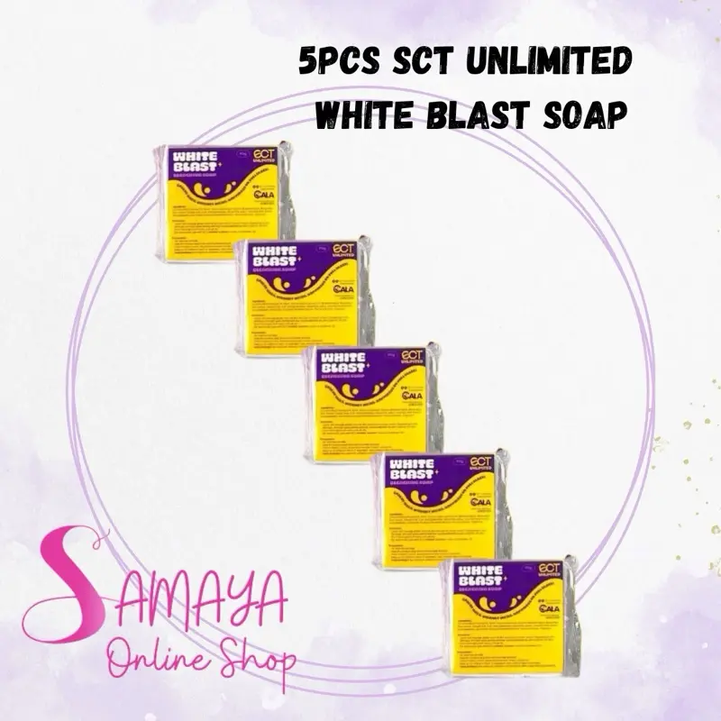 5PCS SCT UNLIMITED WHITE BLAST SOAP SCT WHITE BLAST SOAP