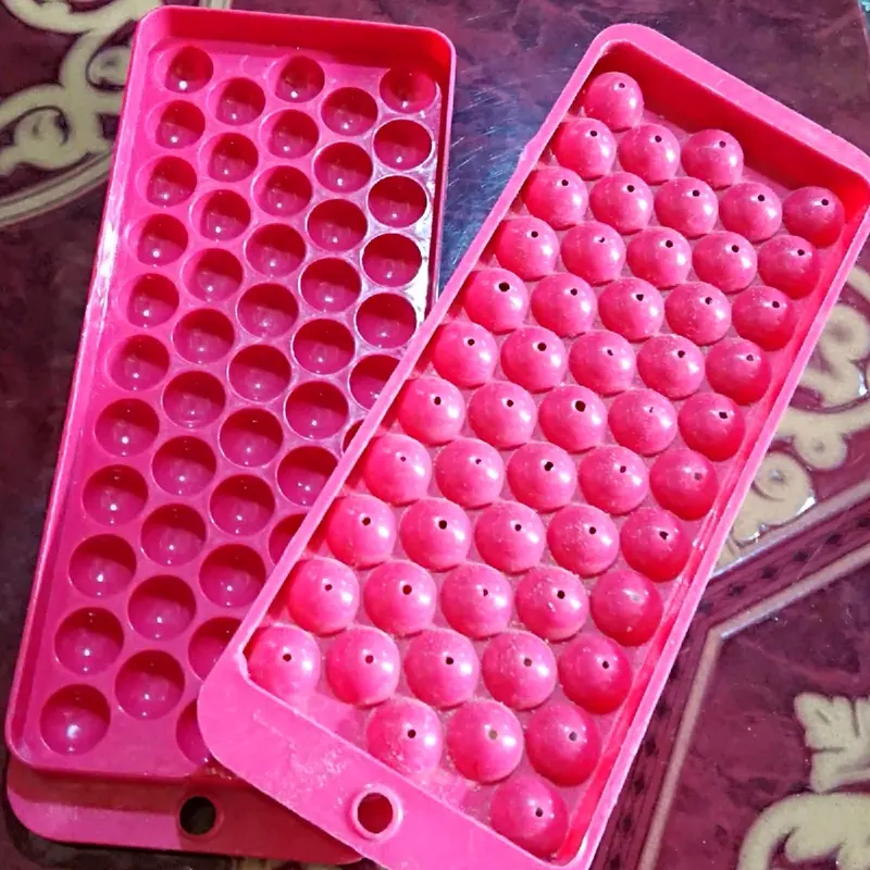Cetakan es batu dan jelly model bulat kelereng ice tray ice ball jelly tusuk 1