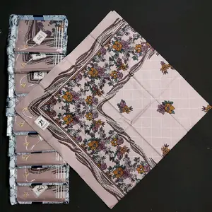 Hijab Segiempat Motif Seragaman Terbaru 2025 Metal Logo (1 Pack Isi 10pcs) Voal premium Zaryta kerudung Pouch