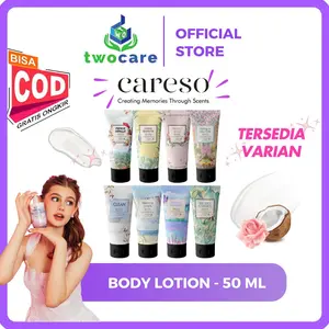 CARESO Body Lotion Brightening Elixir Tube 50ml Travel Size